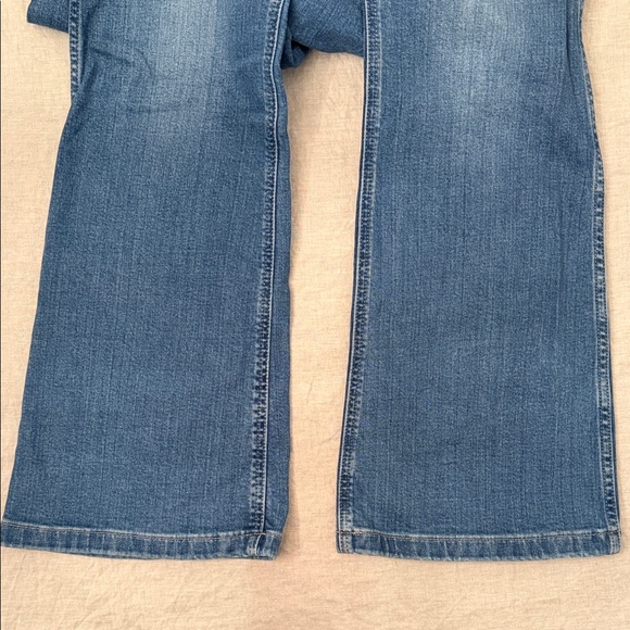 GAP Women's Flare High Rise Blue Jeans - Picture 6 of 7